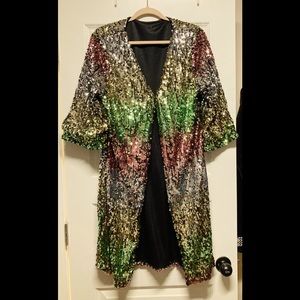 Sequin duster L/XL